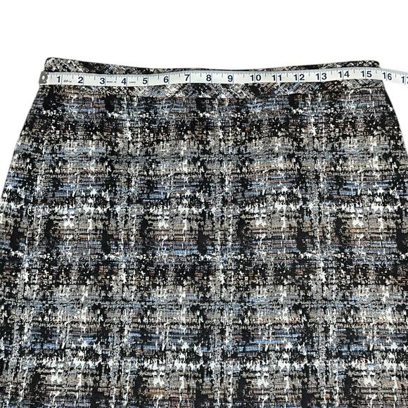 J.Crew Size 6 Cotton Silk Blend Tweed Mini Skirt Back Zip Lined Office Chic - Picture 5 of 11